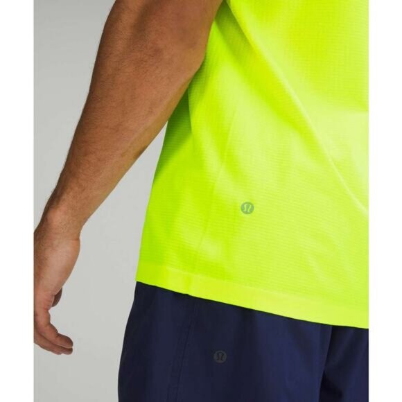 LULULEMON Metal Vent Tech Short-Sleeve Shirt Size Small Highlight Yellow - Picture 4 of 8